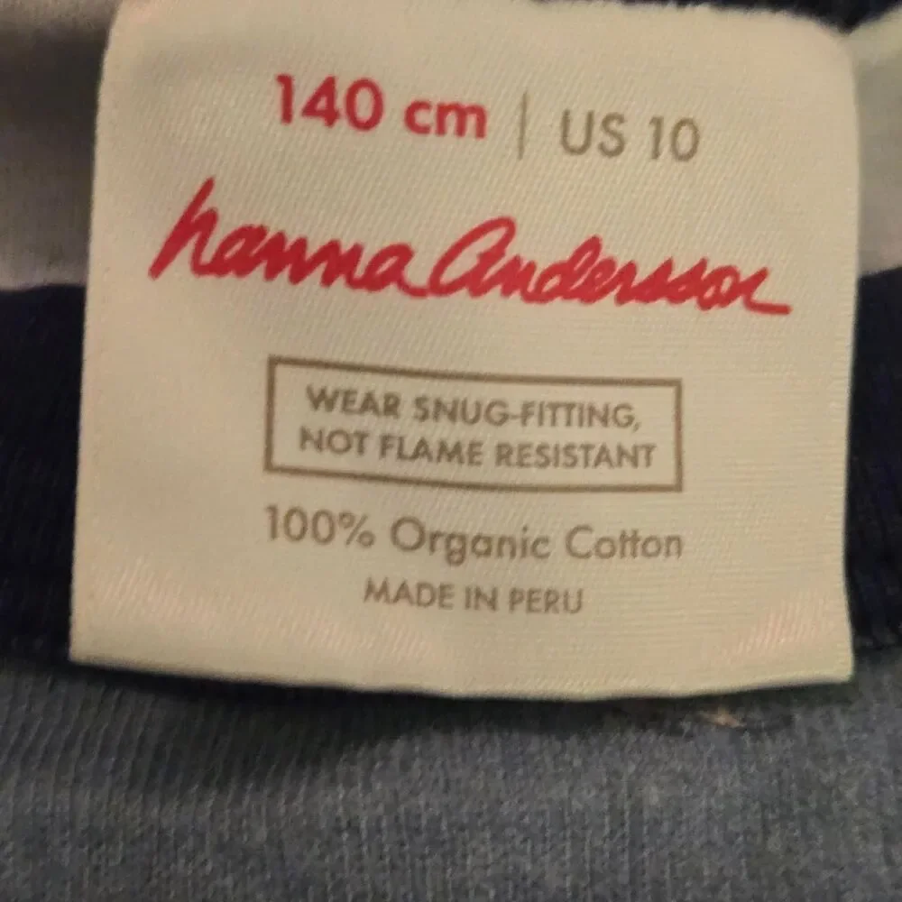 Hanna Andersson Viking Organic Cotton PJ Top 140cm US 10